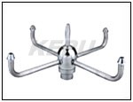 rotating fountain nozzle